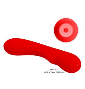 Pretty Love Prescott wiederaufladbarer Vibrator, rot, 190 mm – Bild 6