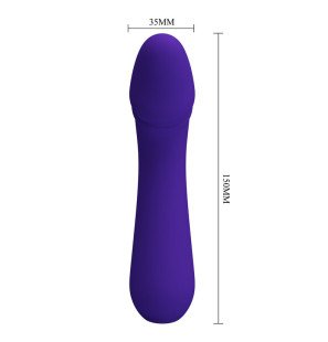 Pretty Love Cetus – ładowany wibrator liliowy 150 mm – zdjęcie 6