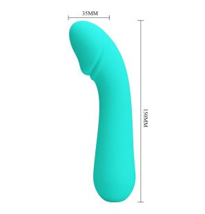 Pretty Love Cetus, ładowany wibrator, zielony, 150 mm – zdjęcie 6