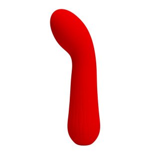 Pretty Love Faun wiederaufladbarer roter Vibrator, 150 mm – Bild 1