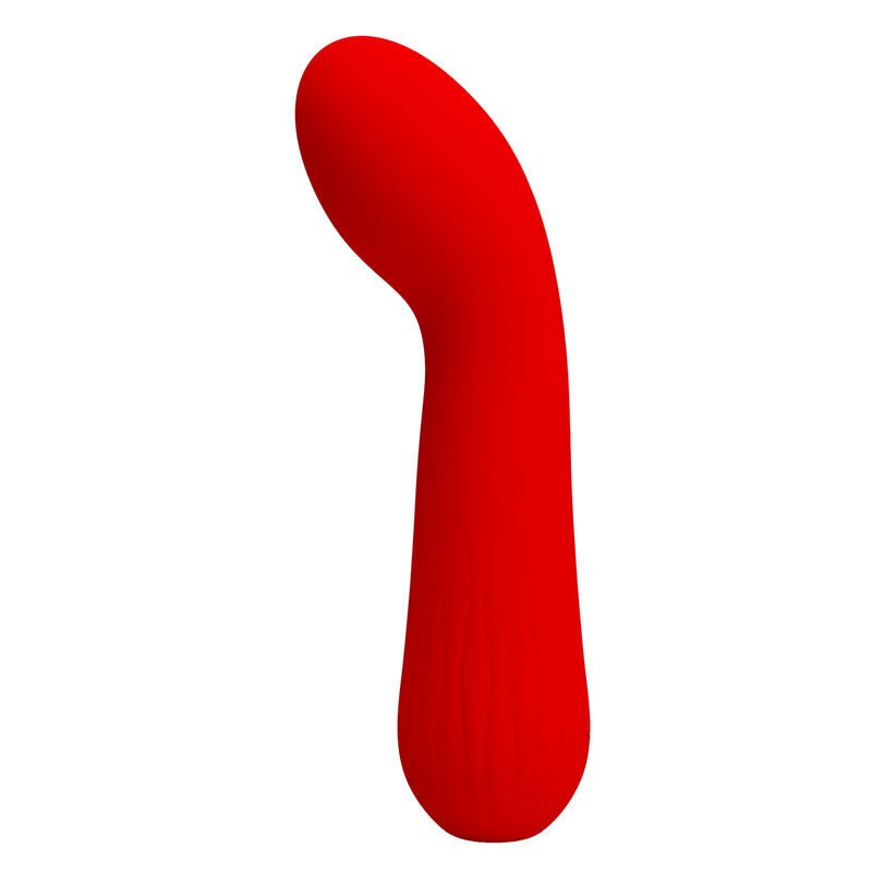 Pretty Love Faun wiederaufladbarer roter Vibrator, 150 mm – Bild 1