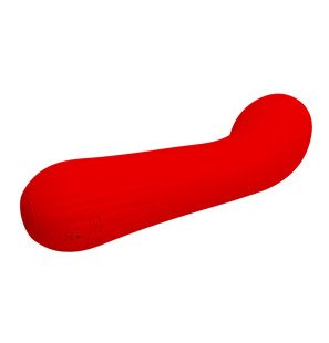 Pretty Love Faun wiederaufladbarer roter Vibrator, 150 mm – Bild 3