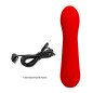 Pretty Love Faun wiederaufladbarer roter Vibrator, 150 mm – Bild 8