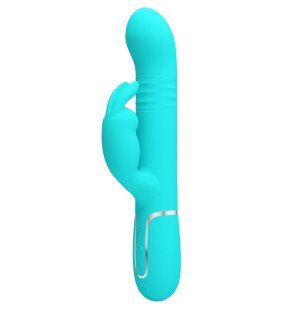 Pretty Love Hasenvibrator mit Perlen in Wassergrün – Bild 1
