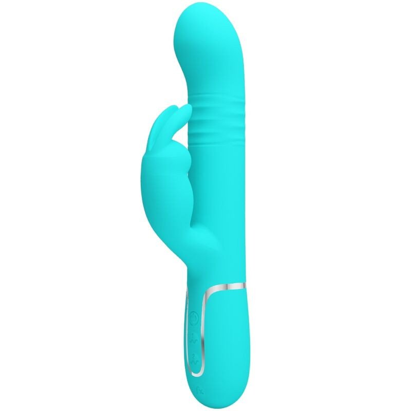 Pretty Love Beaded Rabbit Vibrator in Aqua – image 1 Pretty Love Beaded Rabbit Vibrator in Aqua – image 1