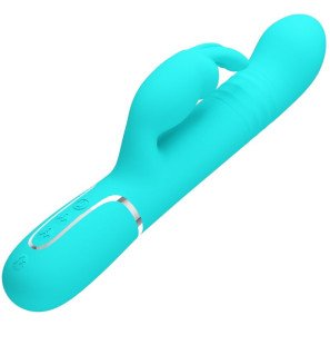 Pretty Love Hasenvibrator mit Perlen in Wassergrün – Bild 4