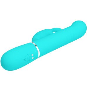 Pretty Love Hasenvibrator mit Perlen in Wassergrün – Bild 5