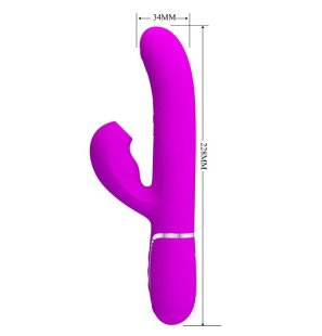 Pretty Love 3-in-1 wielofunkcyjny wibrator do punktu G, fioletowy – zdjęcie 7