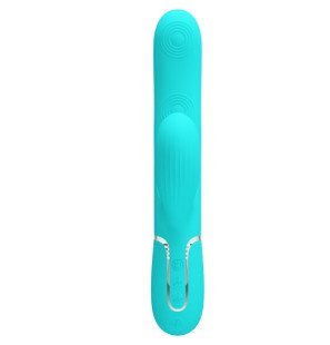 Pretty Love vibromasseur rabbit et point G 3-en-1 vert d’eau – photo 2