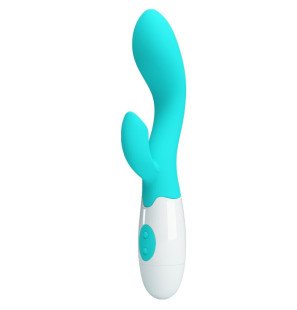 Vibromasseur point G Pretty Love vert aqua pour une stimulation ciblée – photo 1