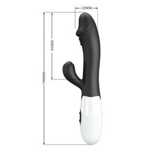 Black G-spot vibrator for targeted stimulation – image 7