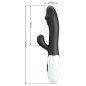 Black G-spot vibrator for targeted stimulation – image 7