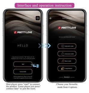 Pretty Love Hector App-Controlled Vibrator with Electrical Stimulation, Violet – image 11