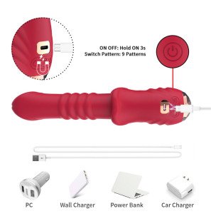 ARMONY red vibrating dildo for targeted stimulation – image 7