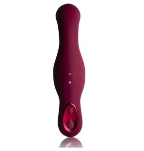 ROCKS-OFF Ruby Glow, wibrator punktu G, czerwony, 5,45 cm – zdjęcie 5