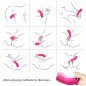 Aurora Vibrating Finger Sleeve Fuchsia 33 mm – image 2