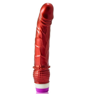 Realistic Red Vibrator 23 cm – image 1