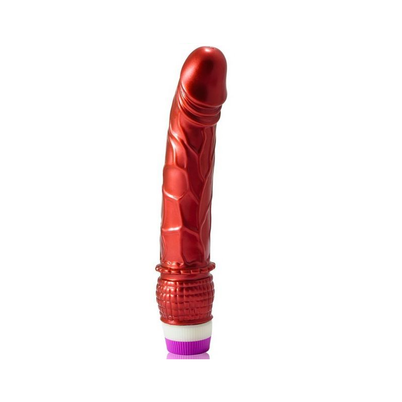 Realistischer roter Vibrator, 23 cm – Bild 1