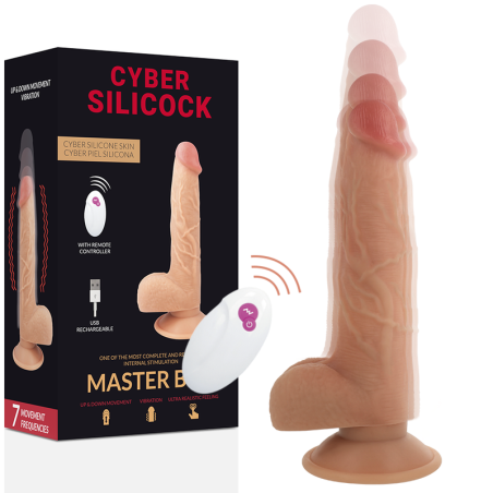 Cyber Silicock realistische dildo met afstandsbediening 23,88 cm