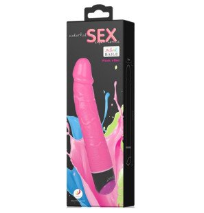 BAILE realistic pink vibrator 23 cm – image 7