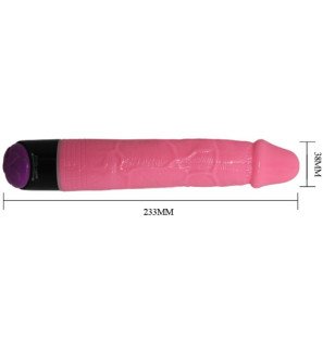 BAILE realistic pink vibrator 23 cm – image 8
