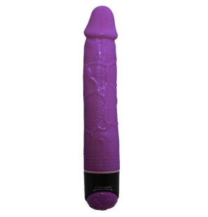 BAILE realistyczny wibrator 23 cm w kolorze liliowym – zdjęcie 1