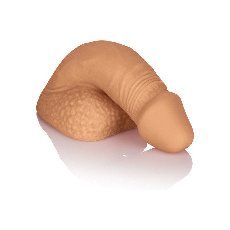 Silikonowy packer 12,75 cm, karmelowy – zdjęcie 1