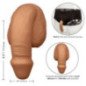 Silikonowy packer 12,75 cm, karmelowy – zdjęcie 4