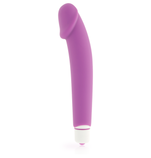 Realistisch geformter Silikonvibrator Dolce Vita in Lila – Bild 1