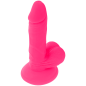 DIVERSIA flexible vibrating dildo 17 cm pink – image 5