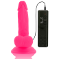 DIVERSIA flexible vibrating dildo 17 cm pink – image 6