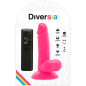 DIVERSIA flexible vibrating dildo 17 cm pink – image 7