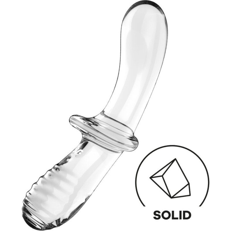 Satisfyer Double Crystal borosilicate glass dildo – image 1