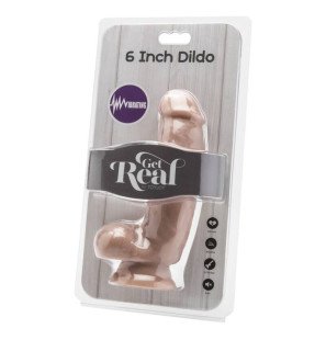 Gode GET REAL de 12 cm avec des testicules vibrants d’aspect naturel – photo 2