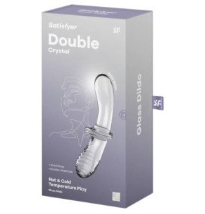 Satisfyer Double Crystal borosilicate glass dildo – image 5