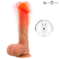 Logan silicone vibrator dildo with warming function and remote control 20 cm – image 2