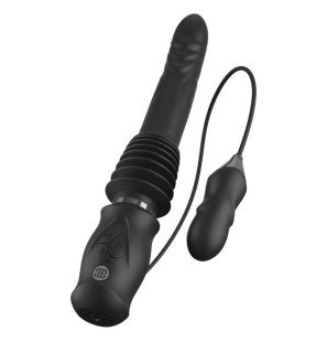 Automatic silicone thrusting vibrator with vibration and suction cup – image 3