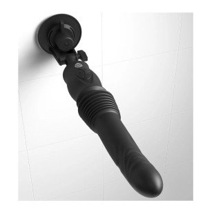 Automatic silicone thrusting vibrator with vibration and suction cup – image 6