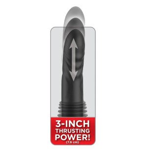 Automatic silicone thrusting vibrator with vibration and suction cup – image 7