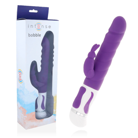 INTENSE Lilac siliconen roterende rabbitvibrator Bobble