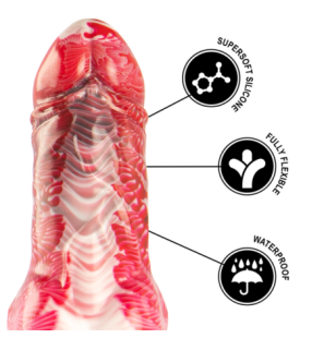 Helios silicone dildo with heating function and testicles – image 7