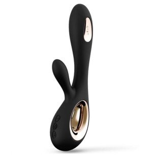 LELO Soraya Wave, vibromasseur rabbit noir 44 mm – photo 1