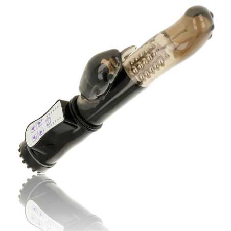 Ohmama roterende vibrator met clitorisstimulator 22,5 cm – foto 2