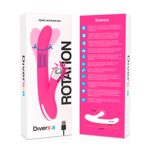 DIVERSIA rotating rabbit vibrator 24 cm – image 9