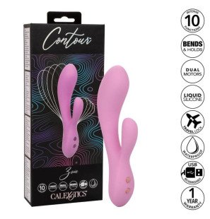 Calexotics Contour Zoie pinker Rabbit-Vibrator für gezielte Stimulation – Bild 2