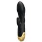 Pretty Love vibromasseur rechargeable de luxe noir avec finition dorée – photo 1