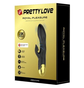 Pretty Love vibromasseur rechargeable de luxe noir avec finition dorée – photo 7
