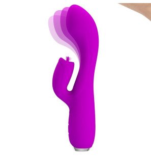 Pretty Love Gloria wiederaufladbarer wasserfester Rabbit-Vibrator, lila – Bild 2