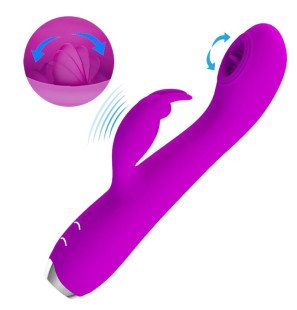 Pretty Love Rachel, vibromasseur rechargeable avec ventouse violette – photo 5