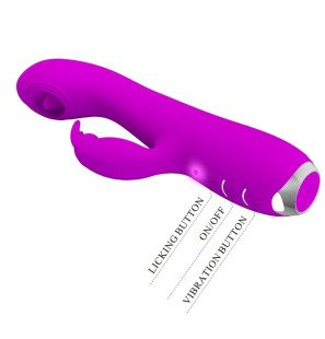 Pretty Love Rachel, vibromasseur rechargeable avec ventouse violette – photo 6